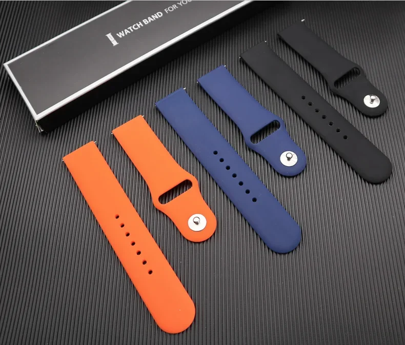 20mm/22mm band For Amazfit gts 4-3-2-2e-mini/bip-U-S-lite/Stratos 2 Silicone bracelet for Amazfit gtr 4-3-3 pro-2-2e watch strap