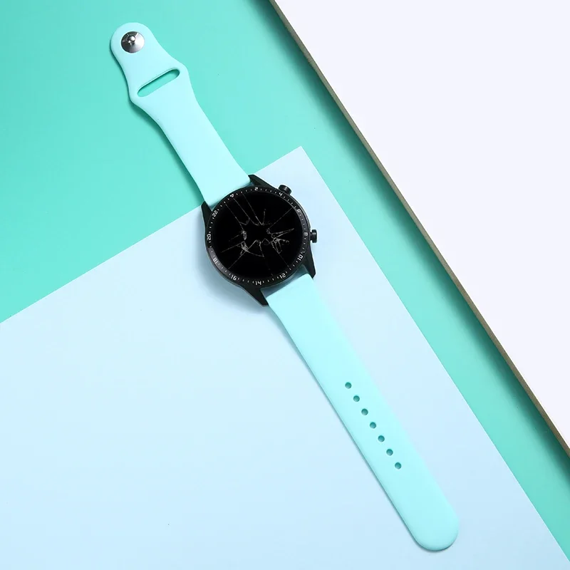 20mm/22mm band For Amazfit gts 4-3-2-2e-mini/bip-U-S-lite/Stratos 2 Silicone bracelet for Amazfit gtr 4-3-3 pro-2-2e watch strap