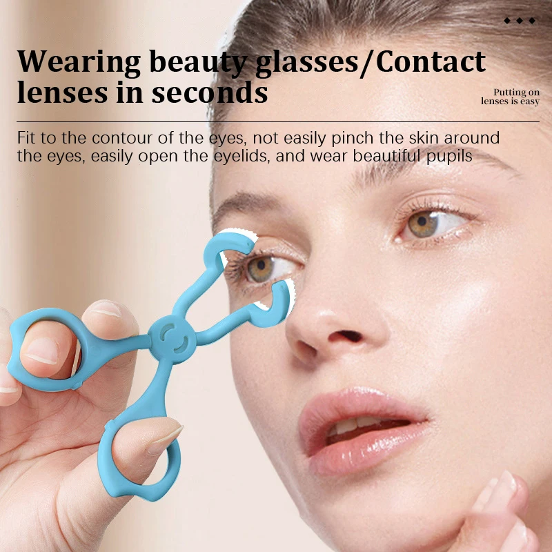 Eye Care Women Contact Lens Inserter Wearing Tool Contact Lenses Remover Travel Kit Contact Len Accessor For Special Clamps Tool