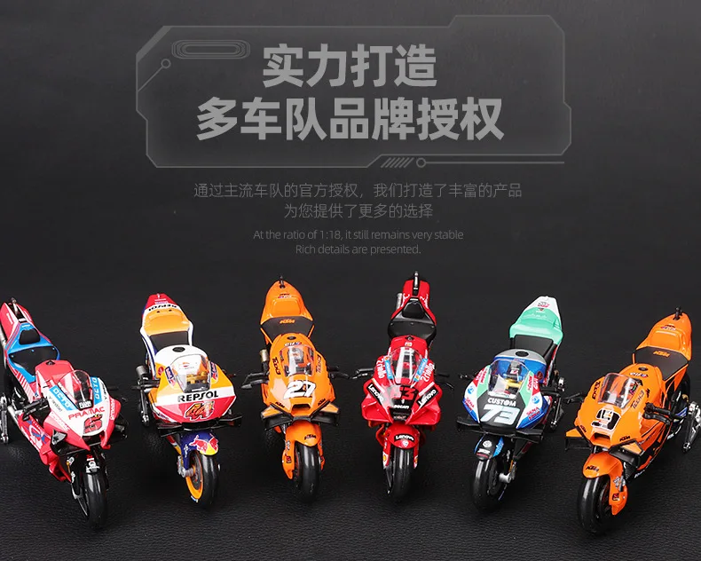 Maisto 1:18 NEW 2024 DucatiLenovo Team Moto GP #1 Francesco Bagnaia Authorized genuine die-casting alloy motorcycle model toys