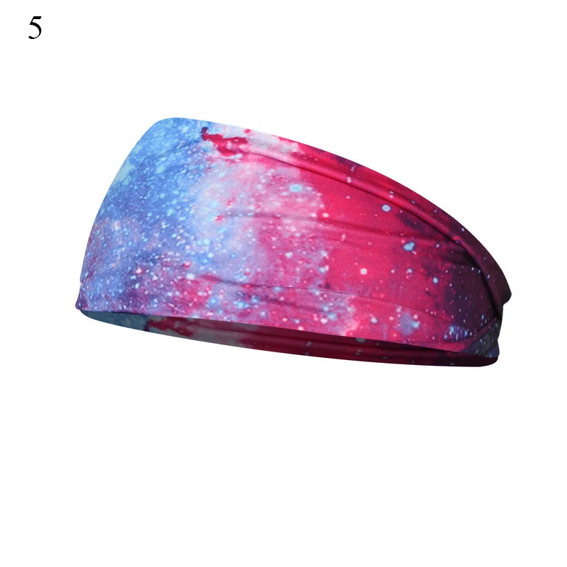 Boho Turbans Yoga Elastic Head Wrap Women Headband Wide Hairbands Headwear Floral Bandanas Fashion Hair Band Accessories YZL05-2