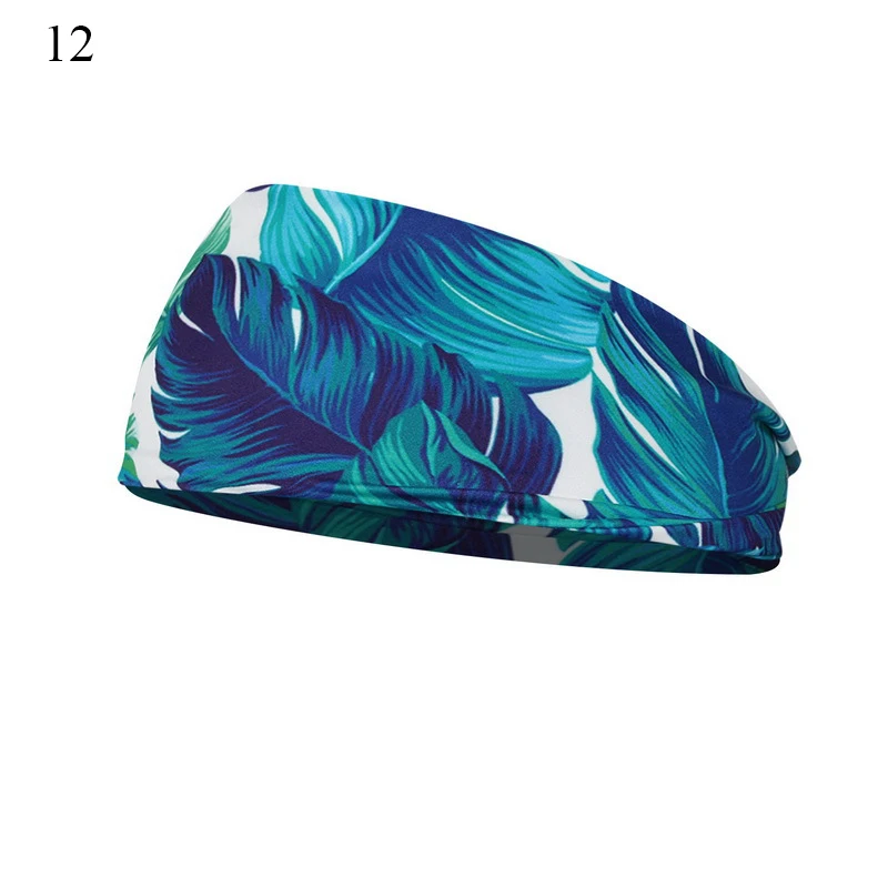 Boho Turbans Yoga Elastic Head Wrap Women Headband Wide Hairbands Headwear Floral Bandanas Fashion Hair Band Accessories YZL05-2
