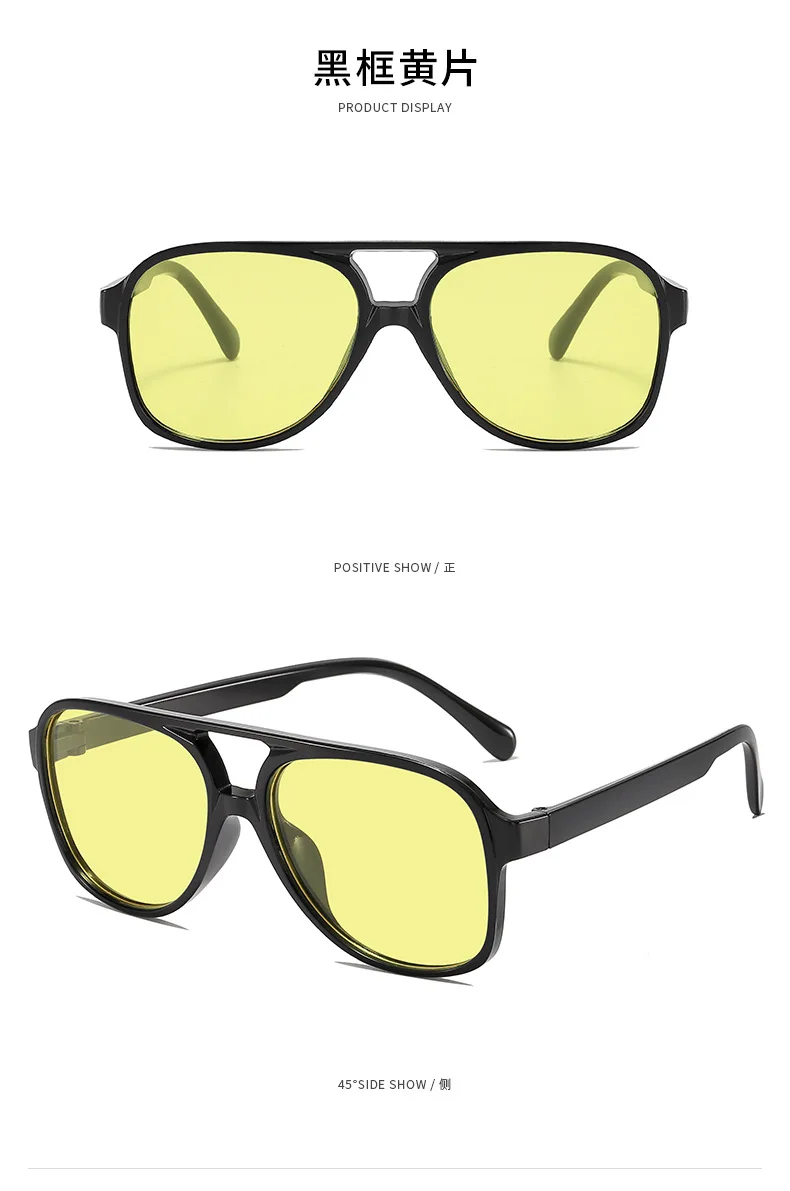 New Pc Frame Round Sunglasses Women Men Vintage Brand Square Sun Glasses for Male Shades Female Eyewear Circular Sunglasses
