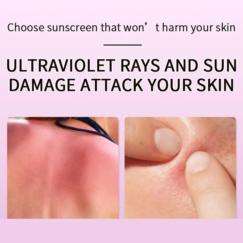 60ml Multi-effect Repair Isolation Sunscreen Moisturizing Oil Control Sunscreen Cream Sun Block Moisturizing Skin Supple