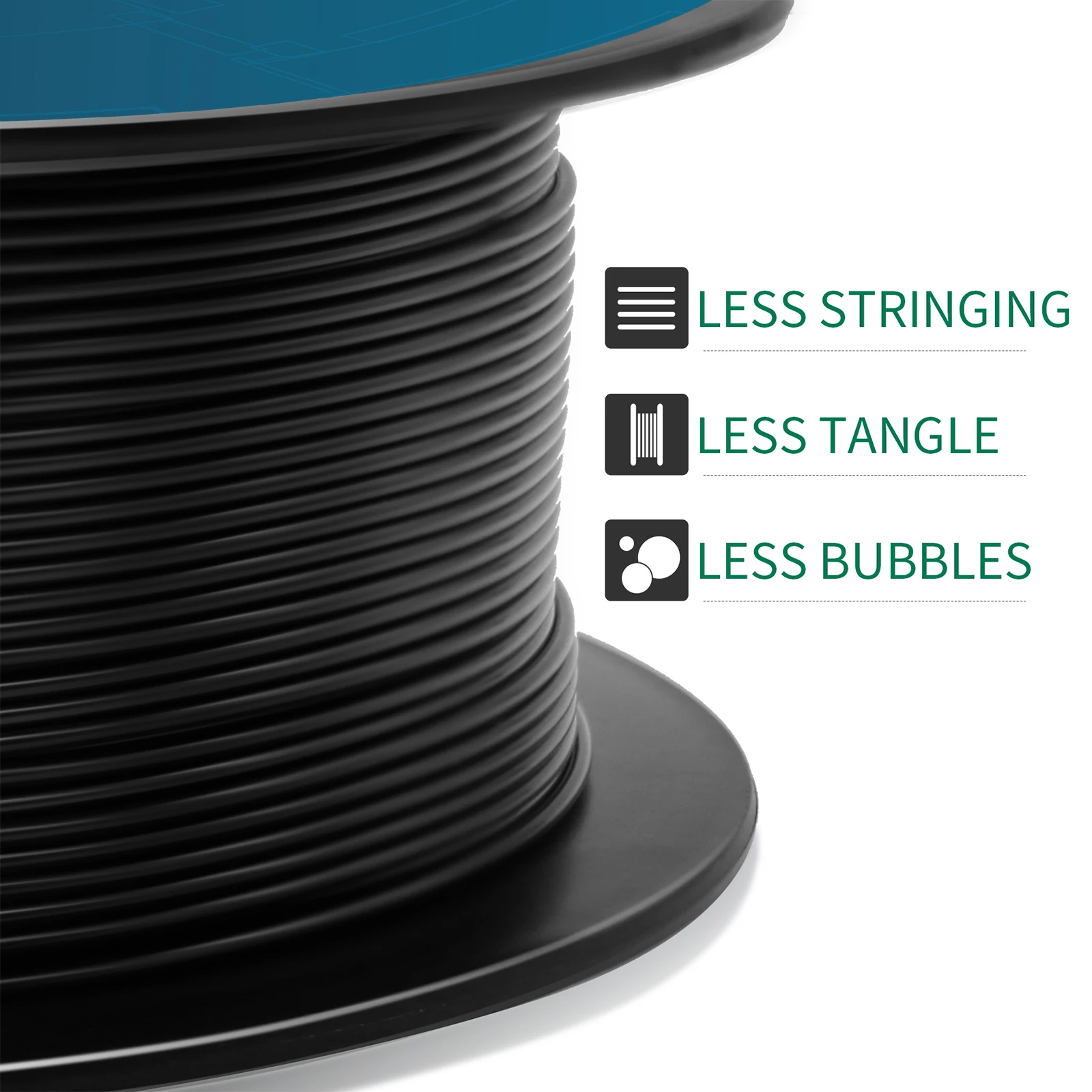 GEEETECH 1kg 1.75mm PETG 3D Printer Filament Vacuum Packaging Overseas Warehouses Fast Ship