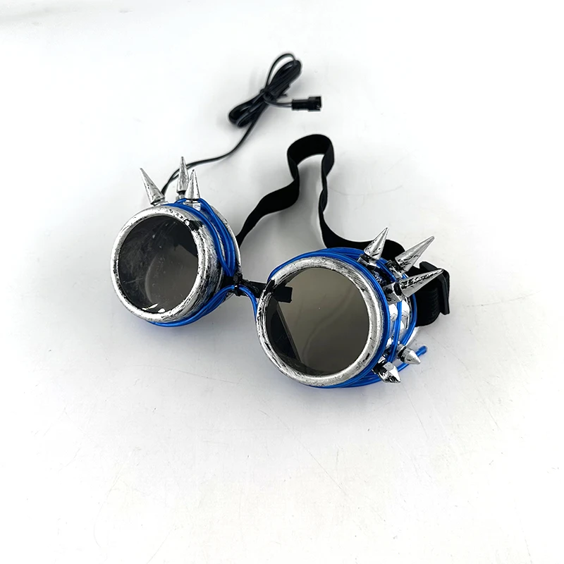 1 pcs Punk Glasses Men Women Costumes Sunglasses Luminous Led Sunglasses Boys Girls Eyewear Halloween Christmas Decor Sunglasses