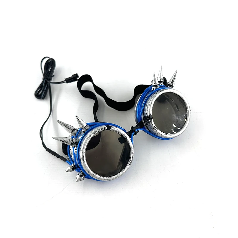 1 pcs Punk Glasses Men Women Costumes Sunglasses Luminous Led Sunglasses Boys Girls Eyewear Halloween Christmas Decor Sunglasses
