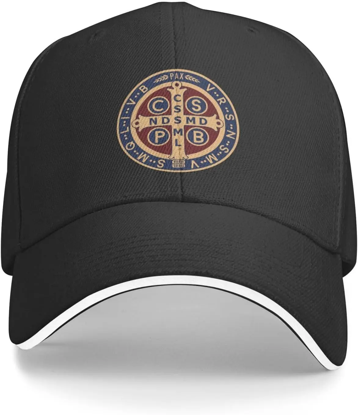 St Benedict Medal Holy Cross Baseball Cap Adult Unisex Adjustable Hat for Men Women