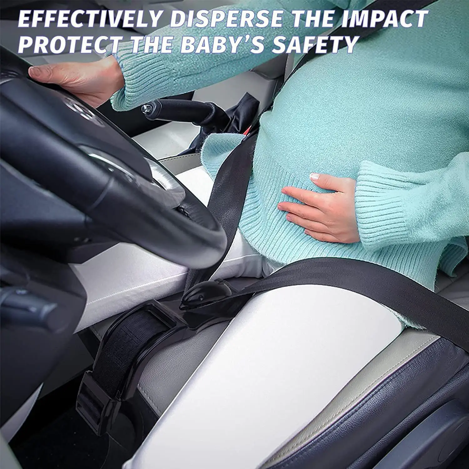 Pregnant Car Seat Belt Adjuster Comfort and Safety for Maternity Moms Belly Pregnancy Seat Belt Pregnant Woman Driving Safe Belt