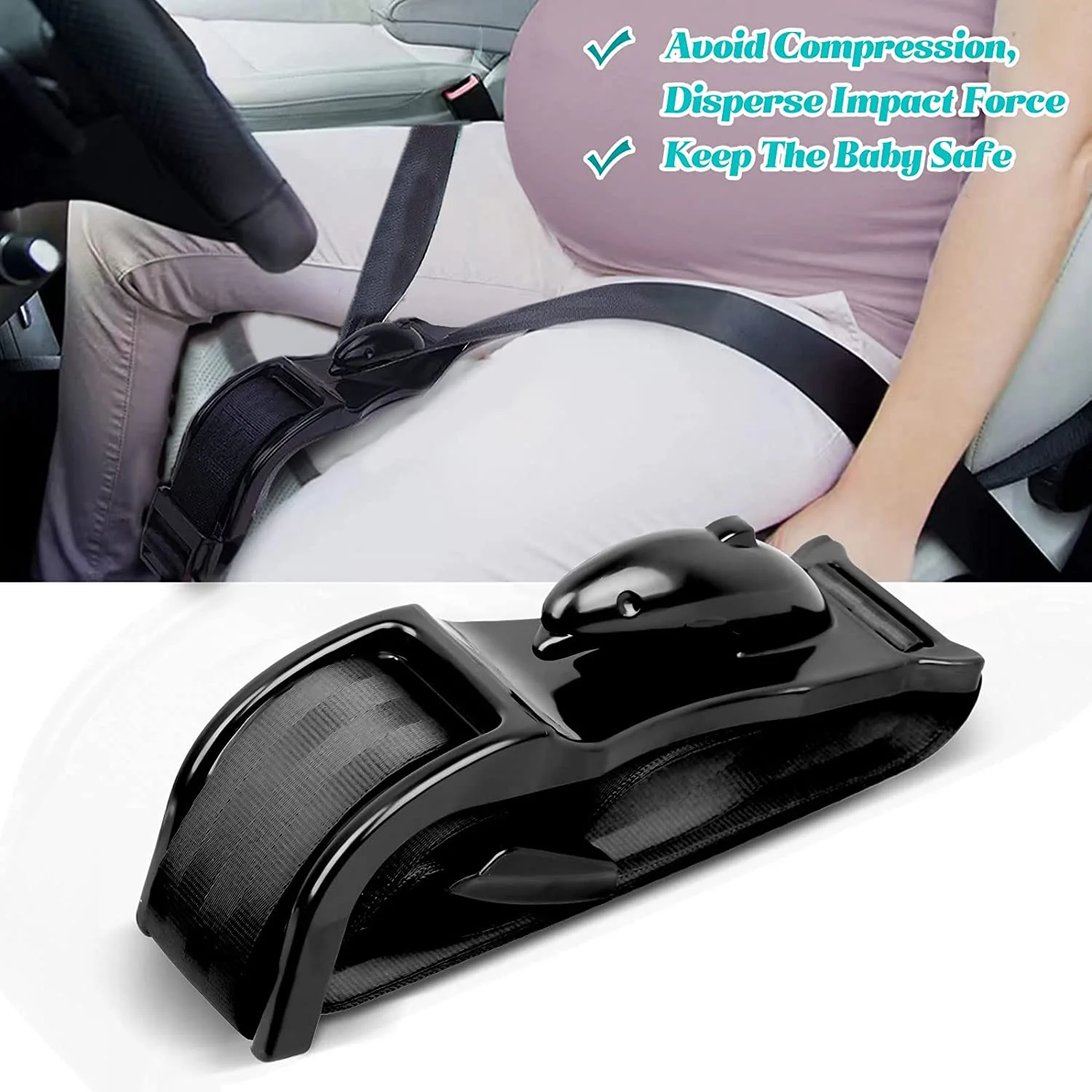 Pregnant Car Seat Belt Adjuster Comfort and Safety for Maternity Moms Belly Pregnancy Seat Belt Pregnant Woman Driving Safe Belt