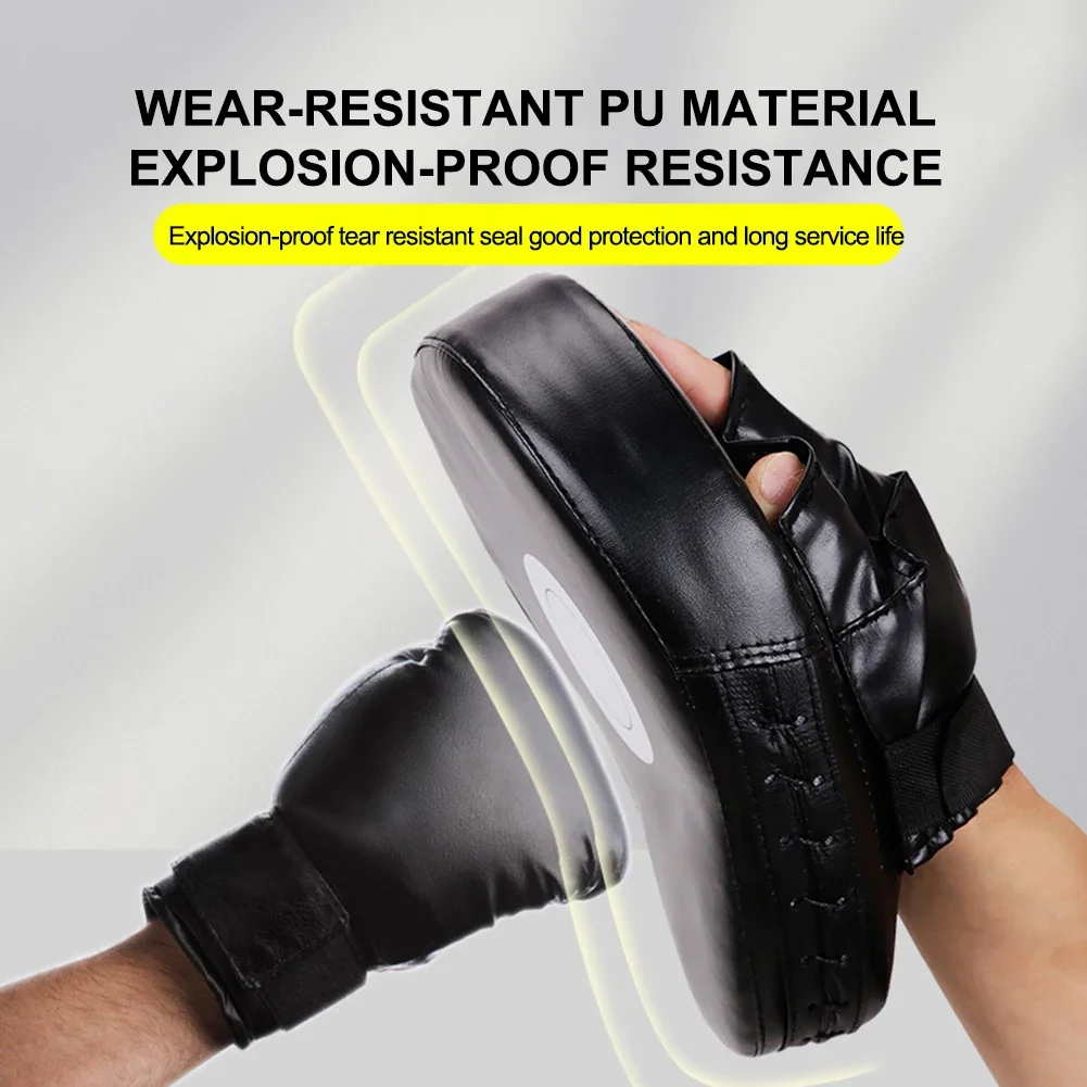 2/1PCS Kick Boxing Gloves Pad Punch Target Bag PU Muay Thai Free Fight Sanda Training Adults Kids Boxing Training Gloves