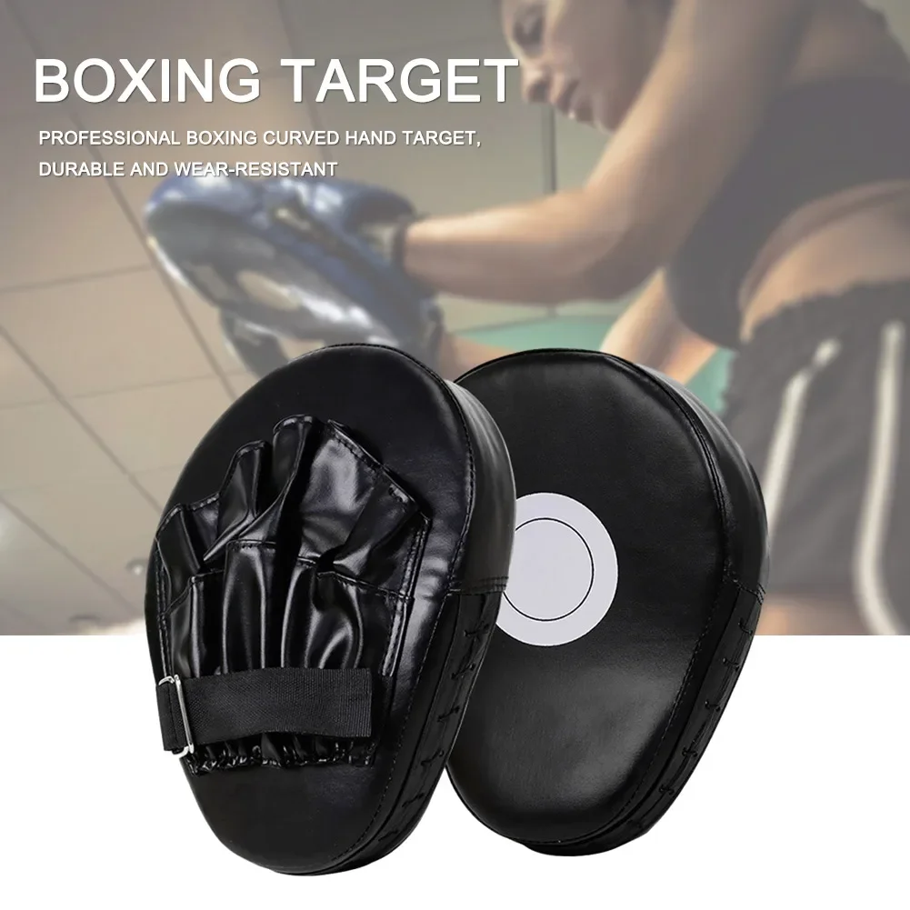2/1PCS Kick Boxing Gloves Pad Punch Target Bag PU Muay Thai Free Fight Sanda Training Adults Kids Boxing Training Gloves