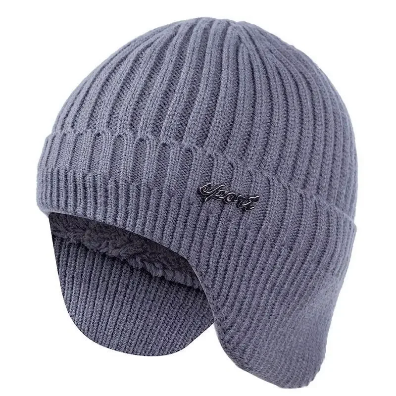 Hot Sale Ear Protection Winter Hats Stylish Soft Beanie Hat For Men Women Classic Knit Earflap Hat Warm Cap With Ears