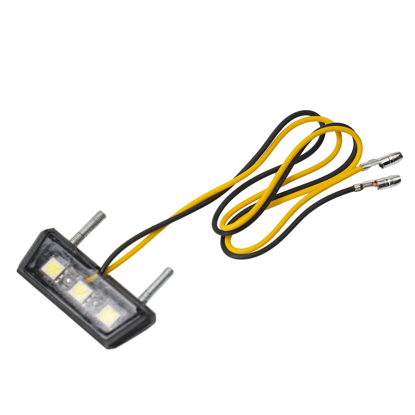 12V Mini Motorcycle LED License Plate Light Motorbike LED Rear Tail Number Light Universal Motorcycle License Plate Lamp