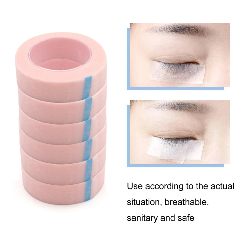 3pcs/5pcs Breathable Medical Paper Tape Eyelash Extension Lint Lashes Patch White Silk Paper Under Patches Adhesive Tape