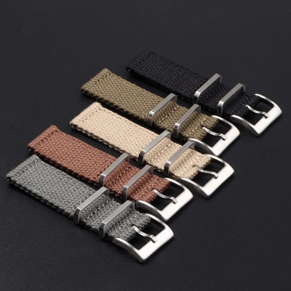 High Quality Nylon Watch Strap 20mm 22mm For Huawei Nylon Canvas WristBand Men Women Soft Sport Waterproof Bracelet Accessories