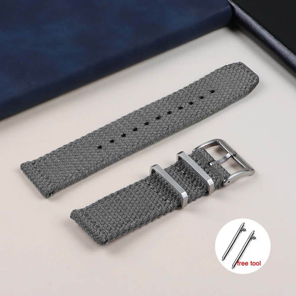 High Quality Nylon Watch Strap 20mm 22mm For Huawei Nylon Canvas WristBand Men Women Soft Sport Waterproof Bracelet Accessories