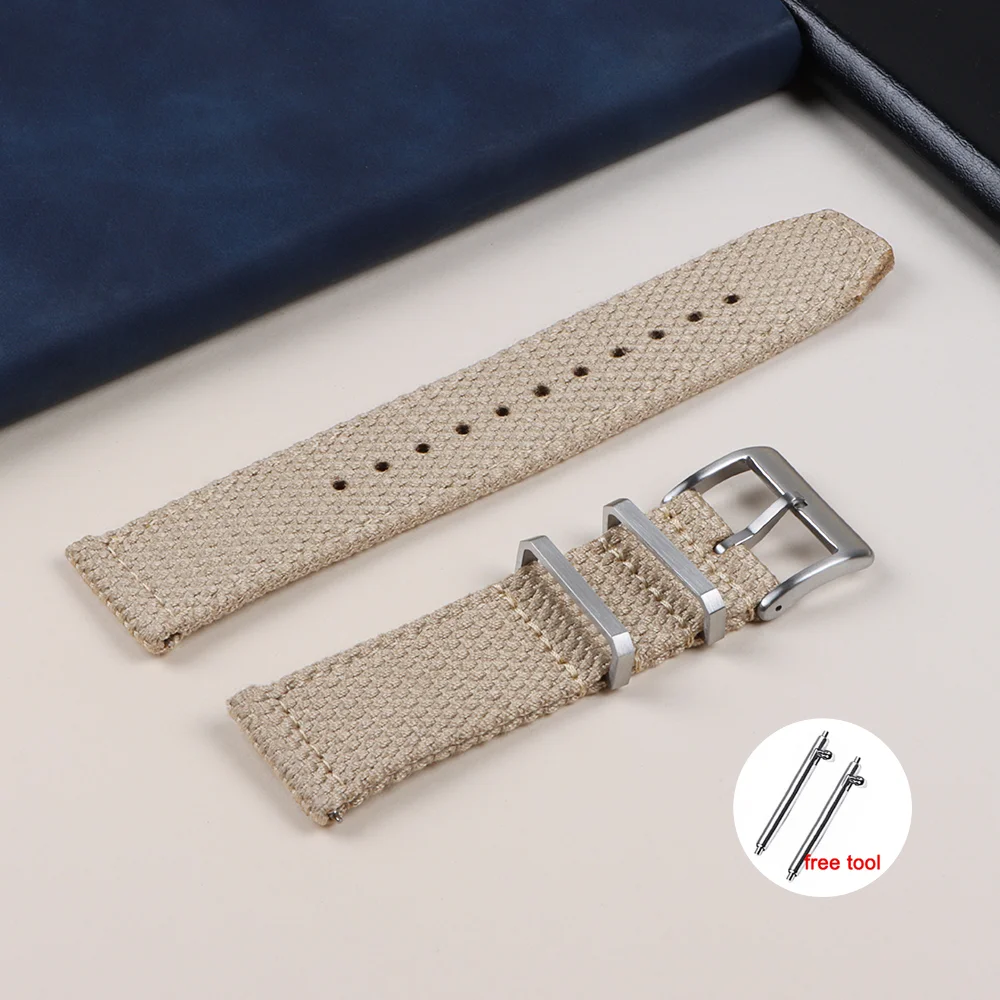 High Quality Nylon Watch Strap 20mm 22mm For Huawei Nylon Canvas WristBand Men Women Soft Sport Waterproof Bracelet Accessories