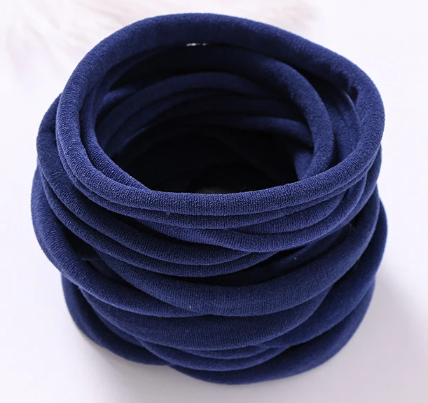 1000pc/lot Super Soft Traceless Stretchy Thin Skinny Nylon Headbands 2.5cm Width Children Baby Girls Kid DIY Thin Nylon Headband