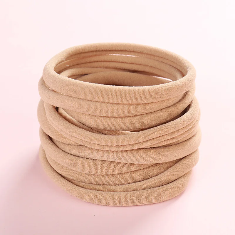 1000pc/lot Super Soft Traceless Stretchy Thin Skinny Nylon Headbands 2.5cm Width Children Baby Girls Kid DIY Thin Nylon Headband