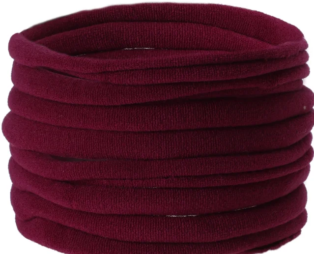 1000pc/lot Super Soft Traceless Stretchy Thin Skinny Nylon Headbands 2.5cm Width Children Baby Girls Kid DIY Thin Nylon Headband