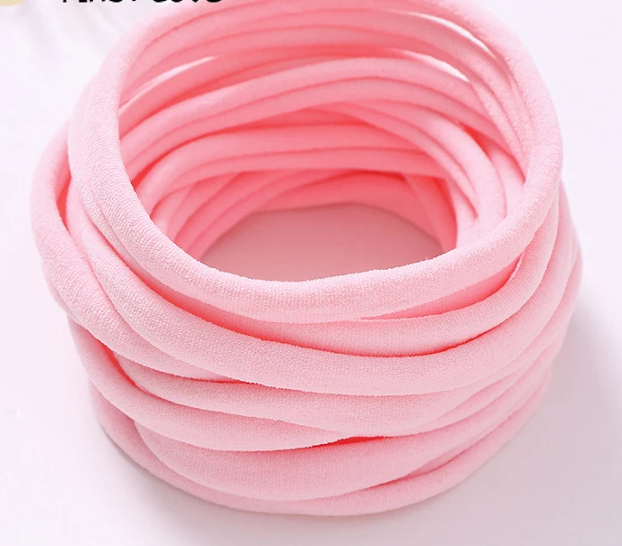 1000pc/lot Super Soft Traceless Stretchy Thin Skinny Nylon Headbands 2.5cm Width Children Baby Girls Kid DIY Thin Nylon Headband