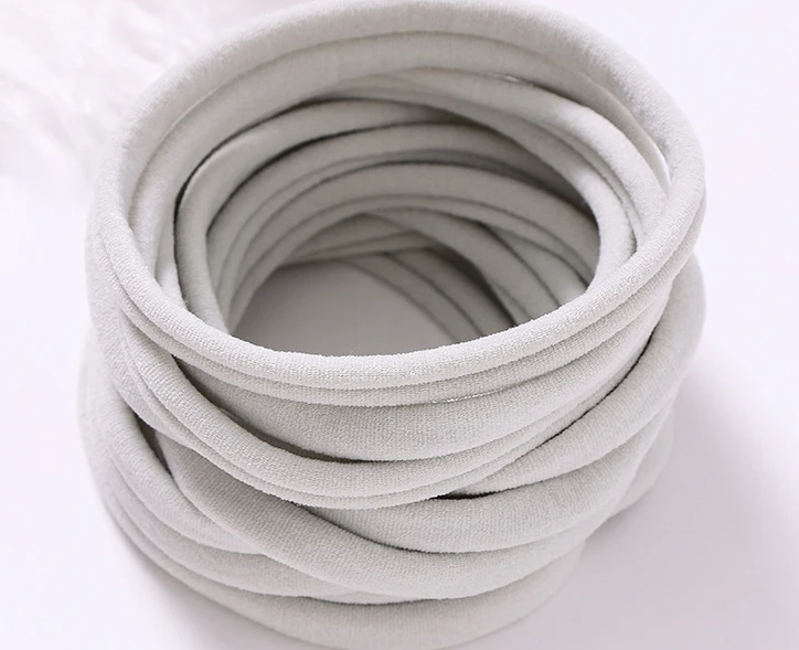 1000pc/lot Super Soft Traceless Stretchy Thin Skinny Nylon Headbands 2.5cm Width Children Baby Girls Kid DIY Thin Nylon Headband