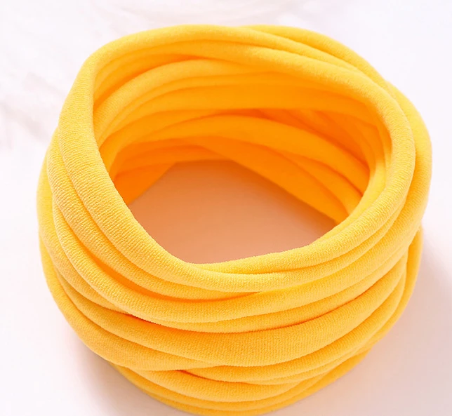 1000pc/lot Super Soft Traceless Stretchy Thin Skinny Nylon Headbands 2.5cm Width Children Baby Girls Kid DIY Thin Nylon Headband