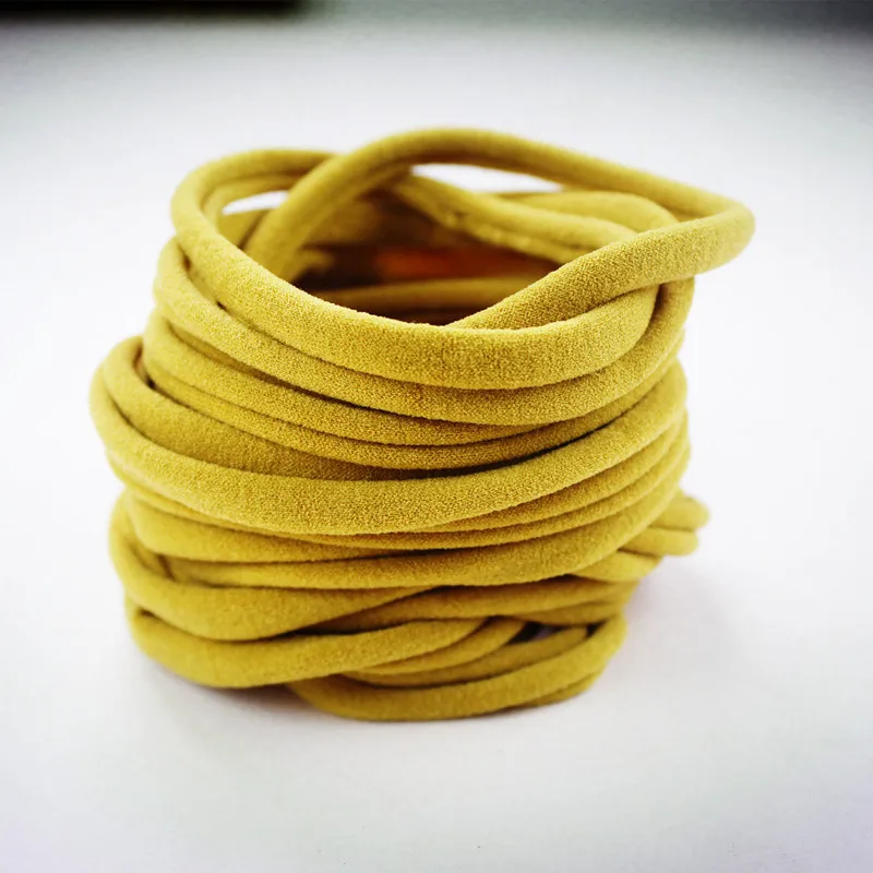 1000pc/lot Super Soft Traceless Stretchy Thin Skinny Nylon Headbands 2.5cm Width Children Baby Girls Kid DIY Thin Nylon Headband
