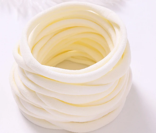 1000pc/lot Super Soft Traceless Stretchy Thin Skinny Nylon Headbands 2.5cm Width Children Baby Girls Kid DIY Thin Nylon Headband
