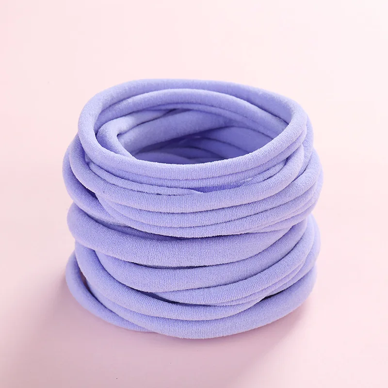 1000pc/lot Super Soft Traceless Stretchy Thin Skinny Nylon Headbands 2.5cm Width Children Baby Girls Kid DIY Thin Nylon Headband