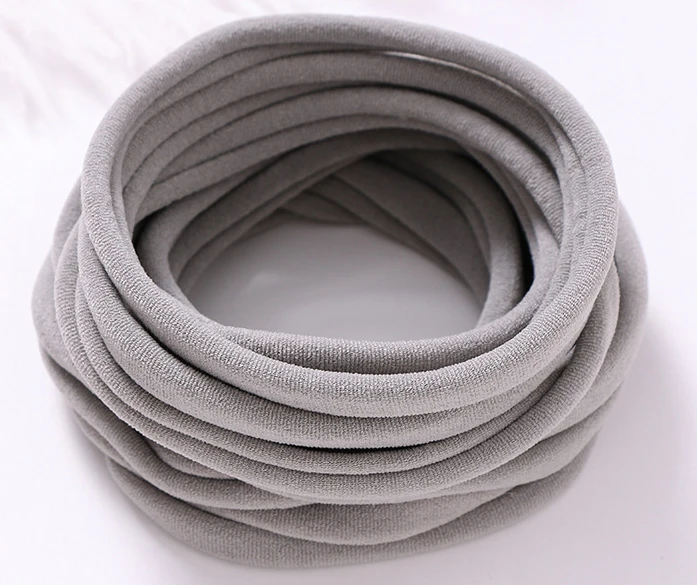 1000pc/lot Super Soft Traceless Stretchy Thin Skinny Nylon Headbands 2.5cm Width Children Baby Girls Kid DIY Thin Nylon Headband