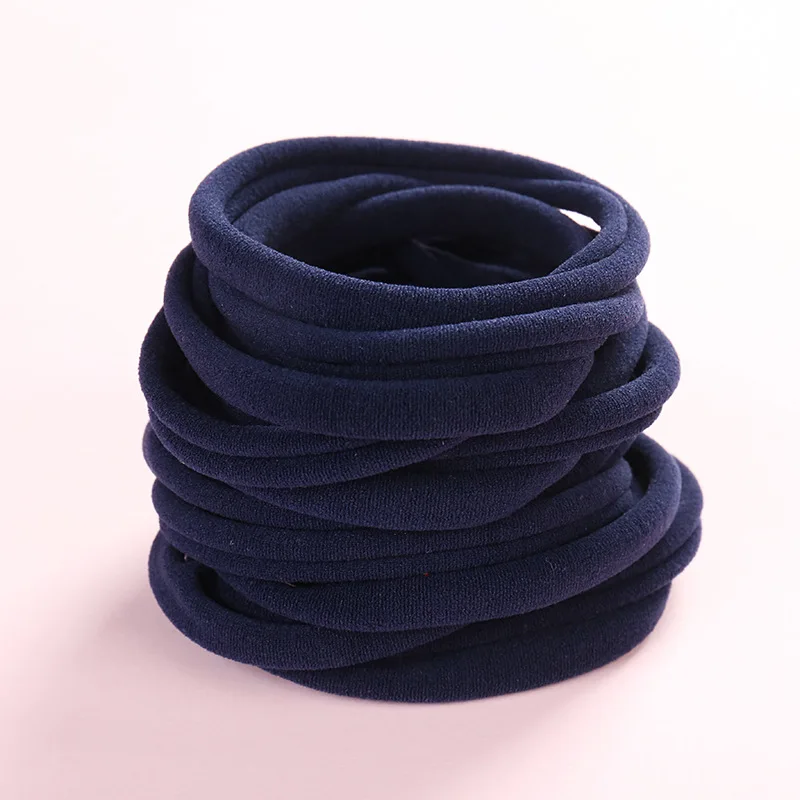 1000pc/lot Super Soft Traceless Stretchy Thin Skinny Nylon Headbands 2.5cm Width Children Baby Girls Kid DIY Thin Nylon Headband