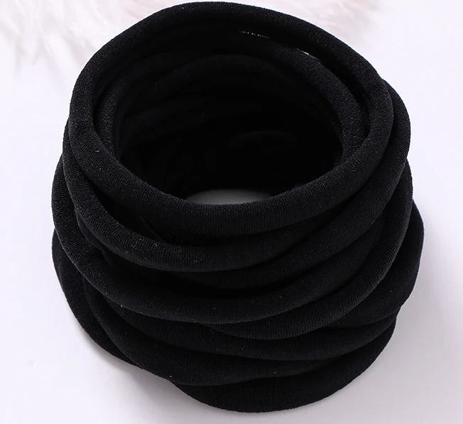1000pc/lot Super Soft Traceless Stretchy Thin Skinny Nylon Headbands 2.5cm Width Children Baby Girls Kid DIY Thin Nylon Headband