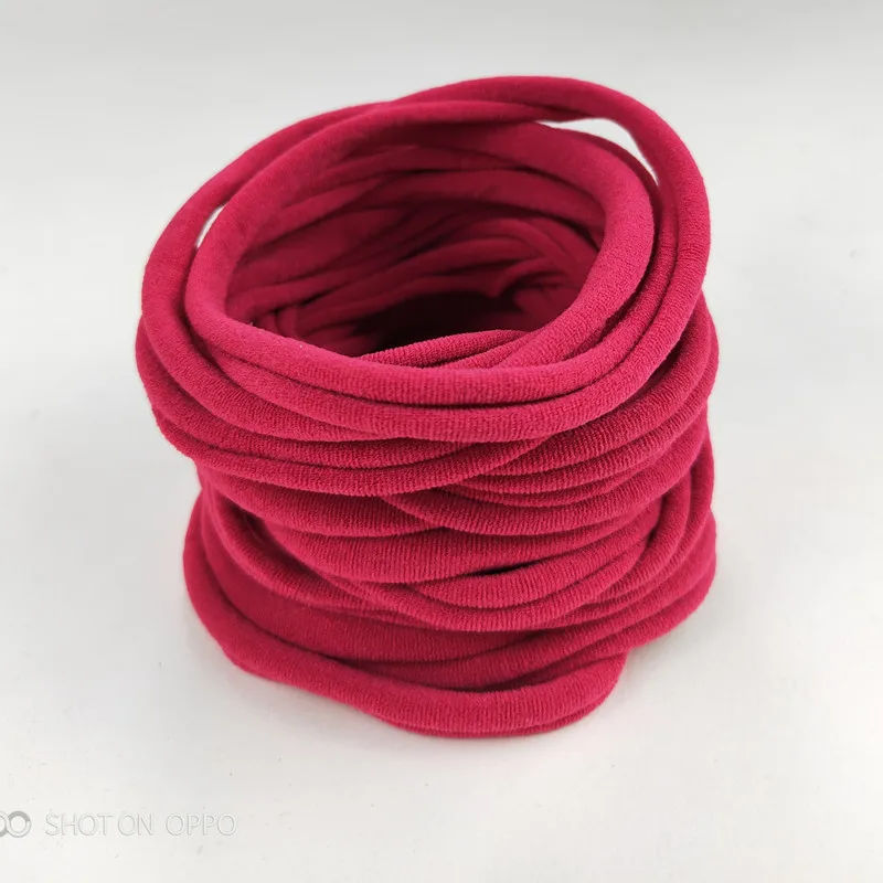 1000pc/lot Super Soft Traceless Stretchy Thin Skinny Nylon Headbands 2.5cm Width Children Baby Girls Kid DIY Thin Nylon Headband