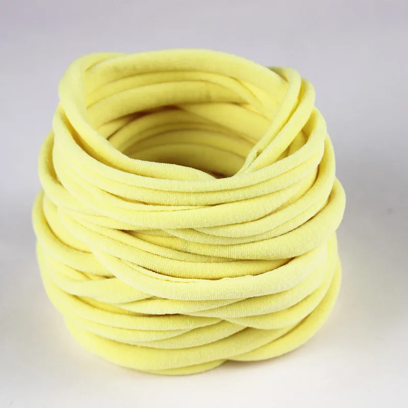 1000pc/lot Super Soft Traceless Stretchy Thin Skinny Nylon Headbands 2.5cm Width Children Baby Girls Kid DIY Thin Nylon Headband