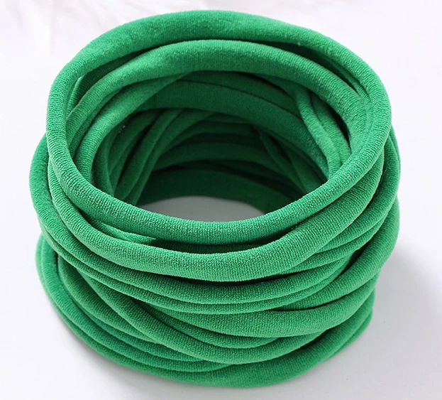 1000pc/lot Super Soft Traceless Stretchy Thin Skinny Nylon Headbands 2.5cm Width Children Baby Girls Kid DIY Thin Nylon Headband