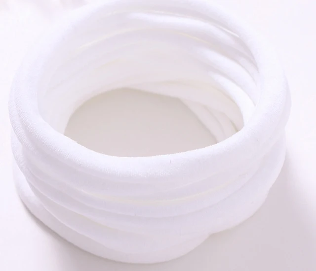 1000pc/lot Super Soft Traceless Stretchy Thin Skinny Nylon Headbands 2.5cm Width Children Baby Girls Kid DIY Thin Nylon Headband