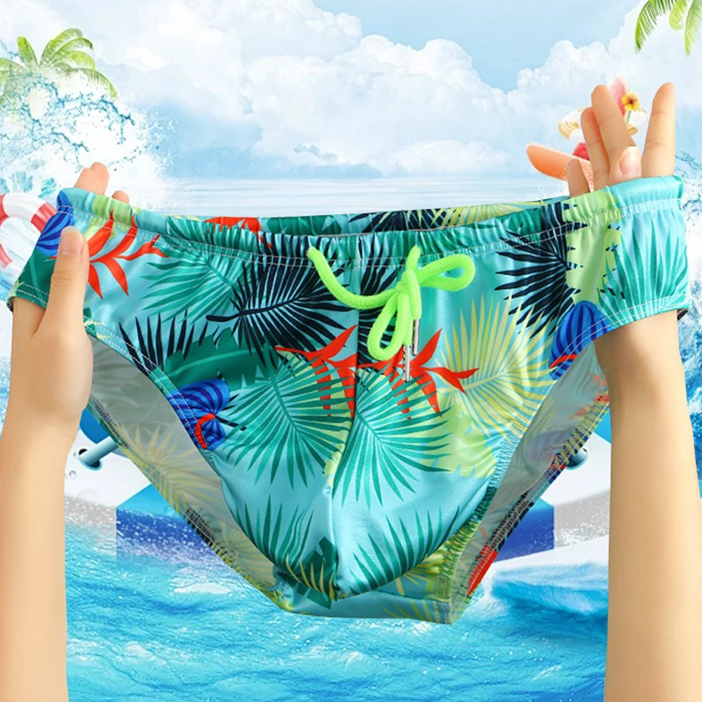 Men's Swimming Sexy Bikini Swimsuit Beach Underwear Short Surfing Trunks Man Bathing Briefs Breathable Stretch Underpants