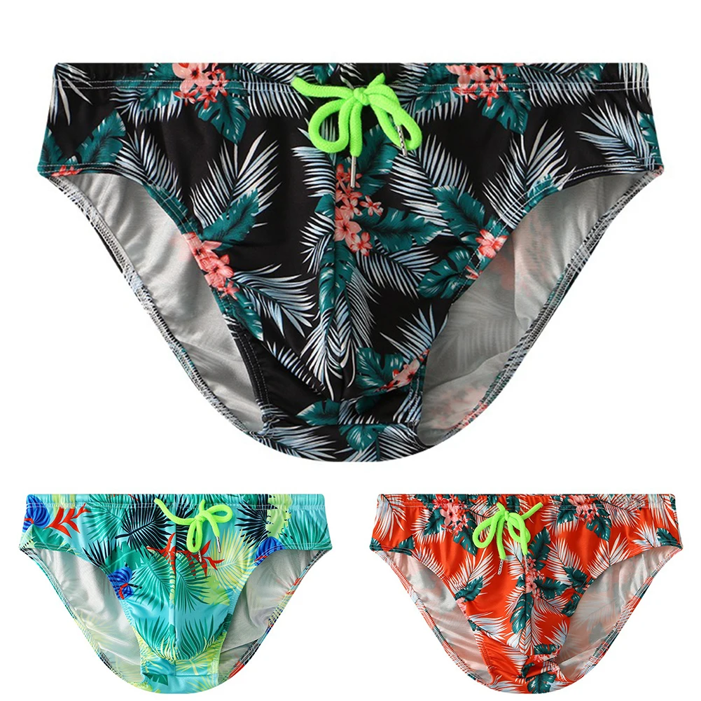 Men's Swimming Sexy Bikini Swimsuit Beach Underwear Short Surfing Trunks Man Bathing Briefs Breathable Stretch Underpants