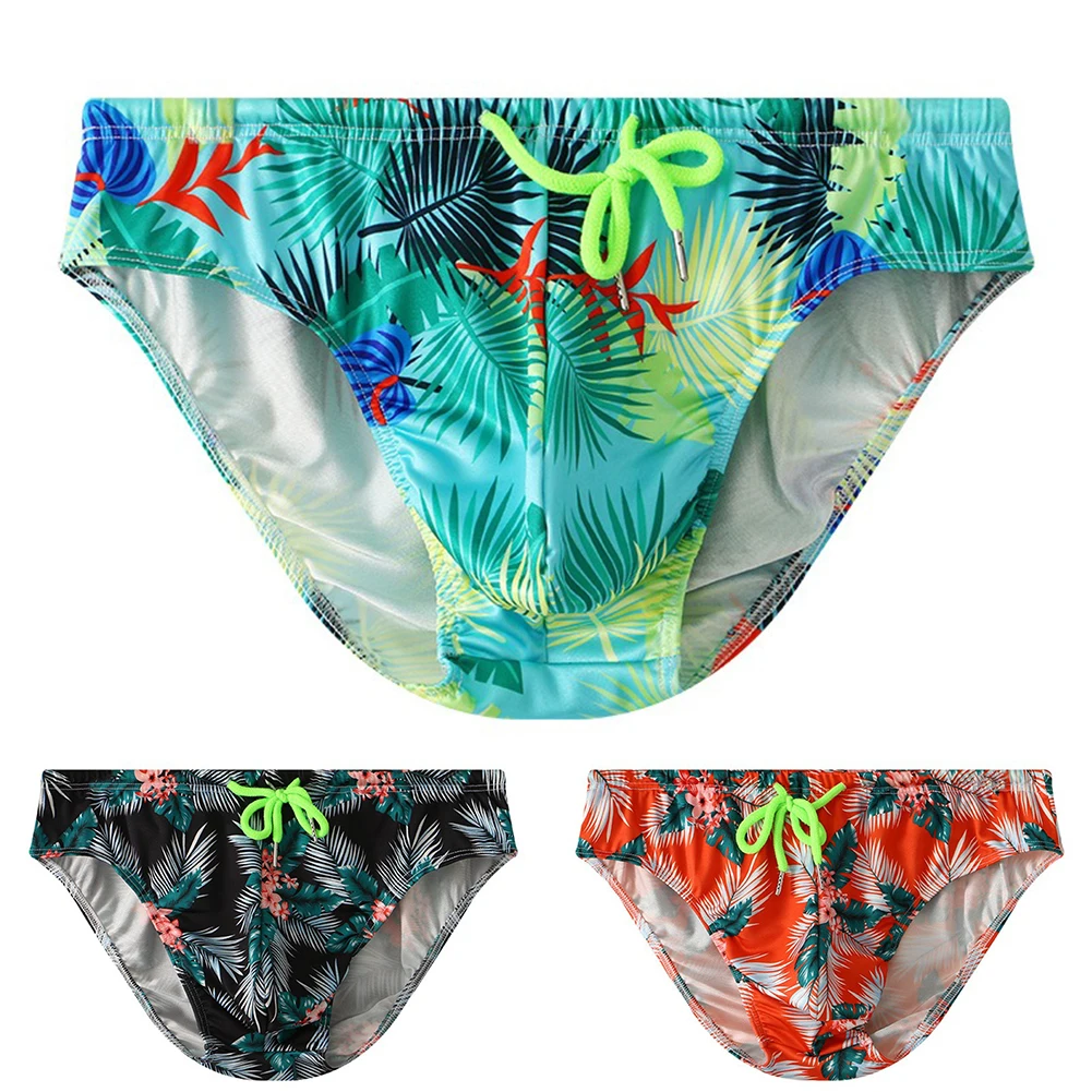 Men's Swimming Sexy Bikini Swimsuit Beach Underwear Short Surfing Trunks Man Bathing Briefs Breathable Stretch Underpants