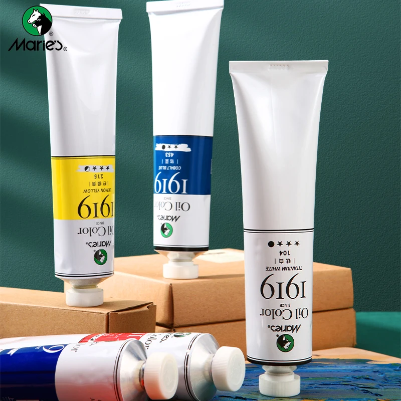 170ml Marie's Oil Paints Premium,Professional All Colors,Oil Pigments for Canvas Painting, Artist Beginner Adult(5.95-oz) Tube