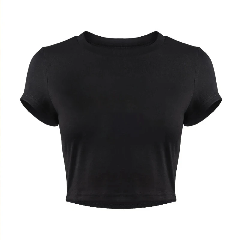 Womens Vibrant Pride Crop Top T-Shirt - Short Length Casual Loose Fit Breathable Medium Stretch Polyester Colorful Heart