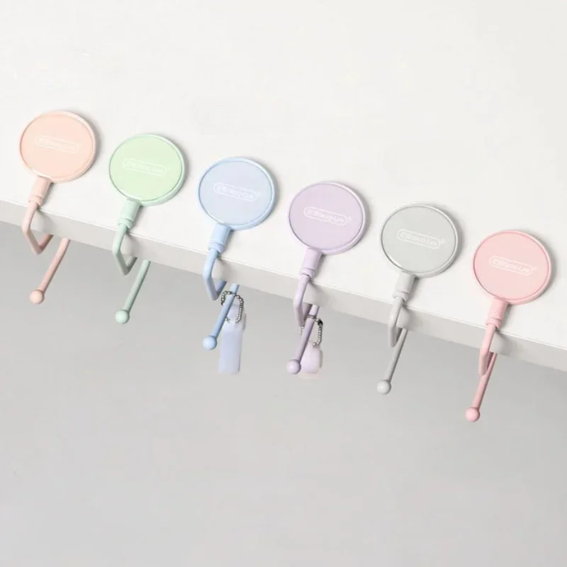 1 Pcs Cute Morandi Bag Hook Heavy Table Purse Bag Hooks Travel Handbag Table Side Bag Hanger Office Desk Organizers