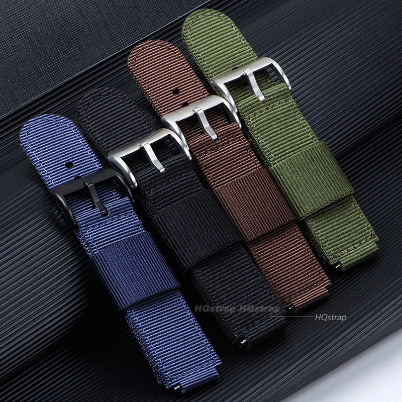 16mm 18mm Nylon Strap for Casio AE-1200 1300 F-108 SGW-300/400/500 W-800H Canvas Watch Band Quick Release Men's Accessories Belt