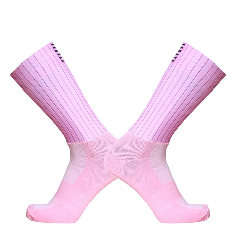 2026 New Cycling Slip Pro Socks Anti Team Aero Seamless Silicone Running Sport Road Bike Socks