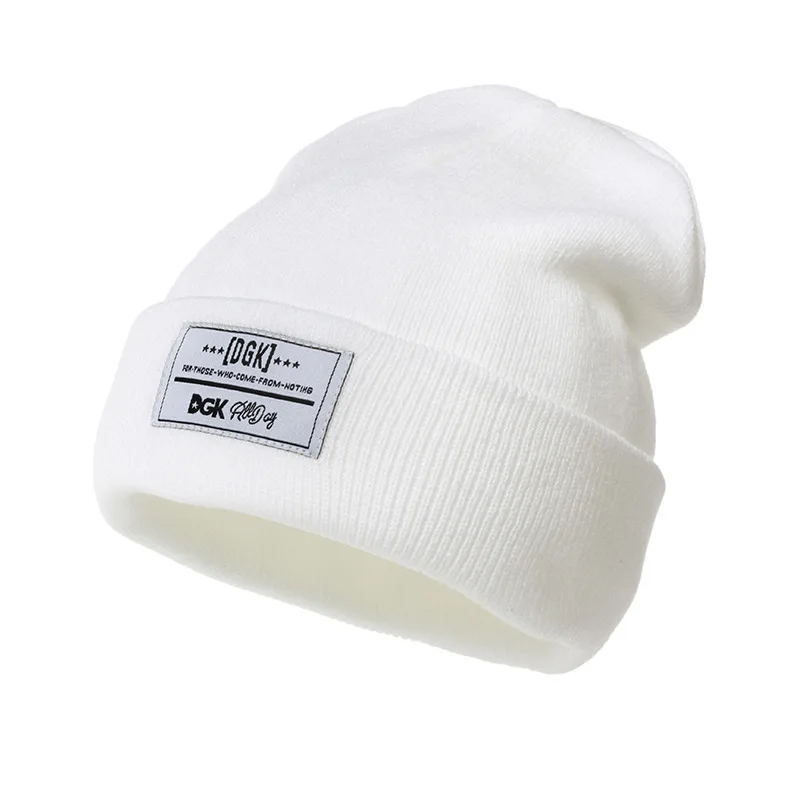 Fashion Autumn Winter Ski Hats Keep Warm Knitted Hat Female Letter Hip-hop Boy Girl Woolen Hat Brand Beanies Hats for Women Man