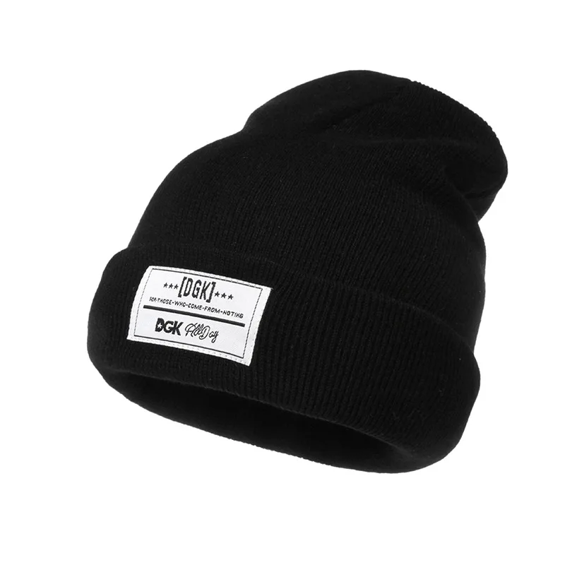 Fashion Autumn Winter Ski Hats Keep Warm Knitted Hat Female Letter Hip-hop Boy Girl Woolen Hat Brand Beanies Hats for Women Man