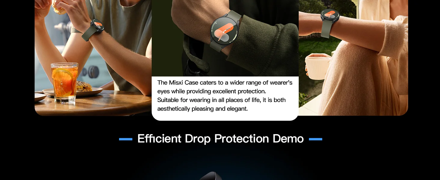 PC Watch Case+Tempered Glass for Samsung Galaxy Watch7/6/5/4 40/44mm Full Bumper Screen Protective Case Galaxy Watch Accessories
