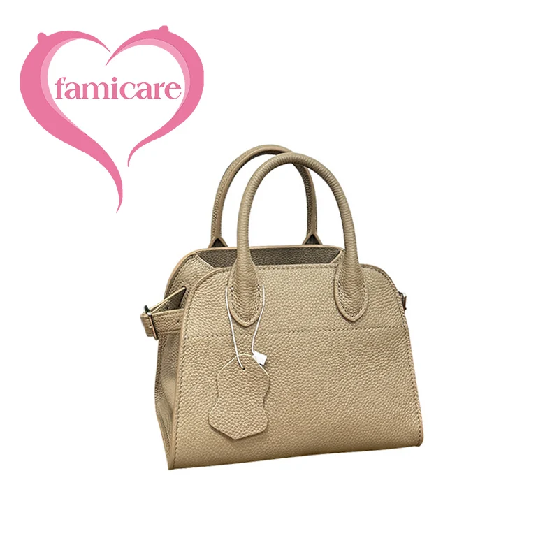 New Women Casual Split Leather Underarm Handbag Ladies Commuter Shoulder Crossbody Tofu Bag Fashionable Girl's Small Square Bags